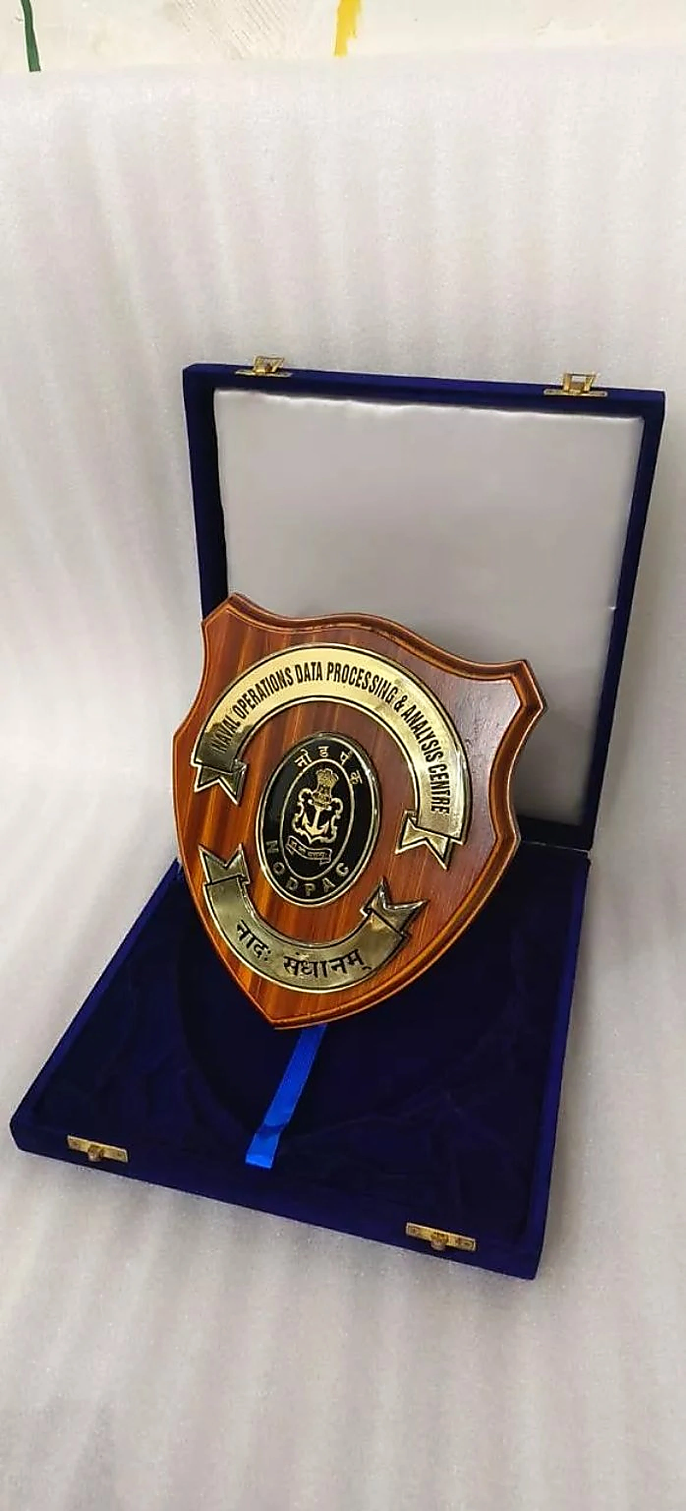 NODPAC Naval Crest Shield Memento